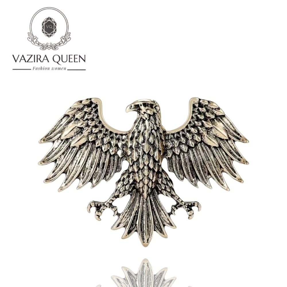 VQ Gold Eagle Brooch